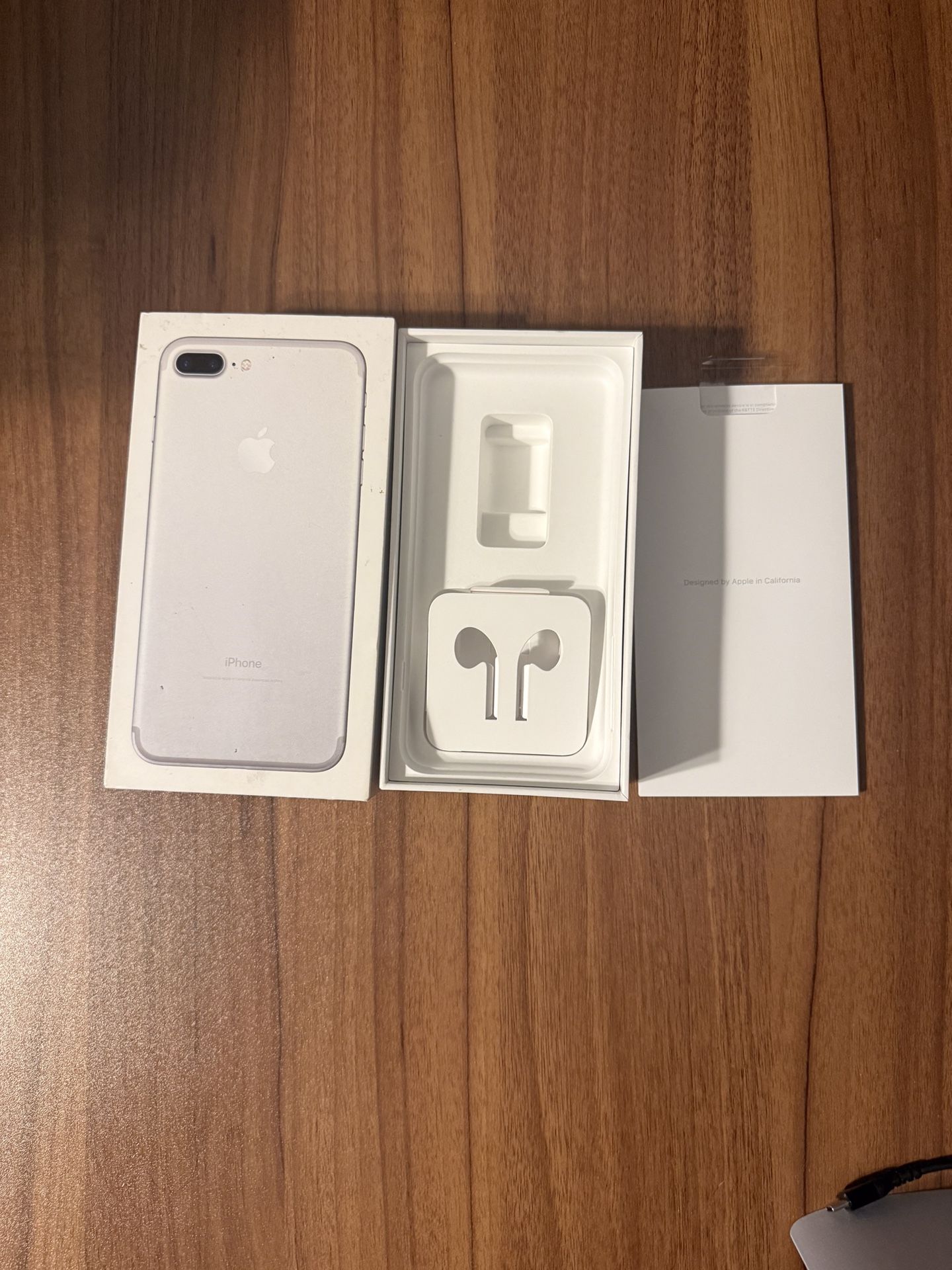 iPhone 7 Plus Original Box – Silver – Apple Packaging Only (No Phone, No Accesso