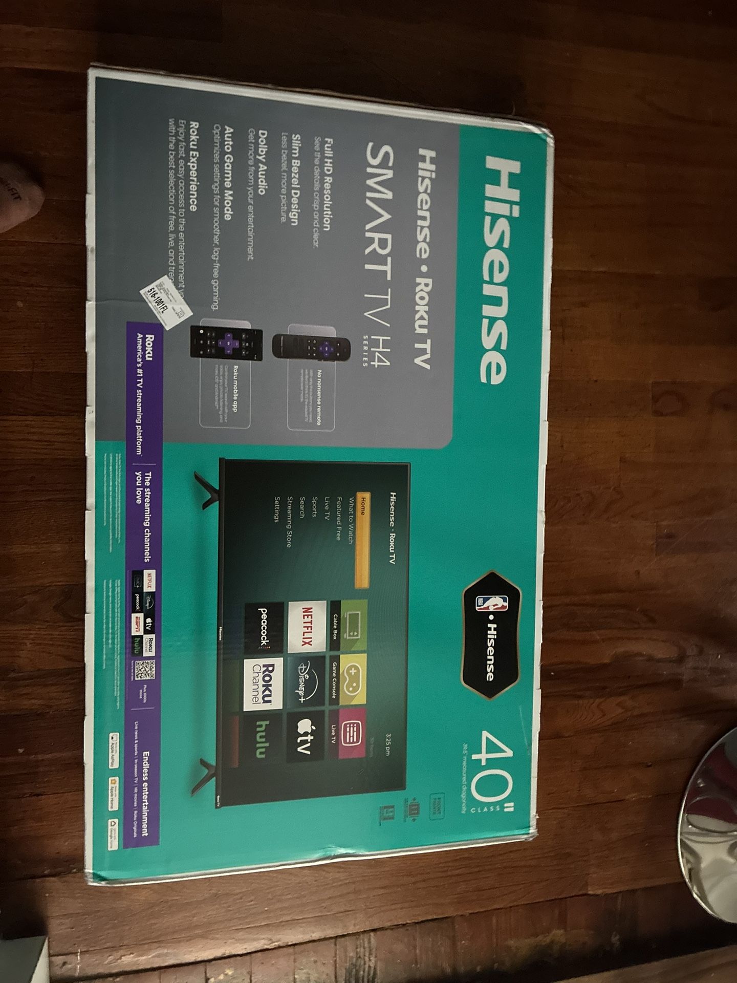 Hisense (Smart Tv) 40 Inch NEW