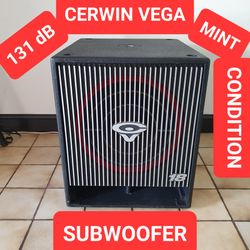 Cerwin-Vega CVA-118 18″ Professional Powered Active Subwoofer - 131dB - 32Hz-135 Hz - PRISTINE