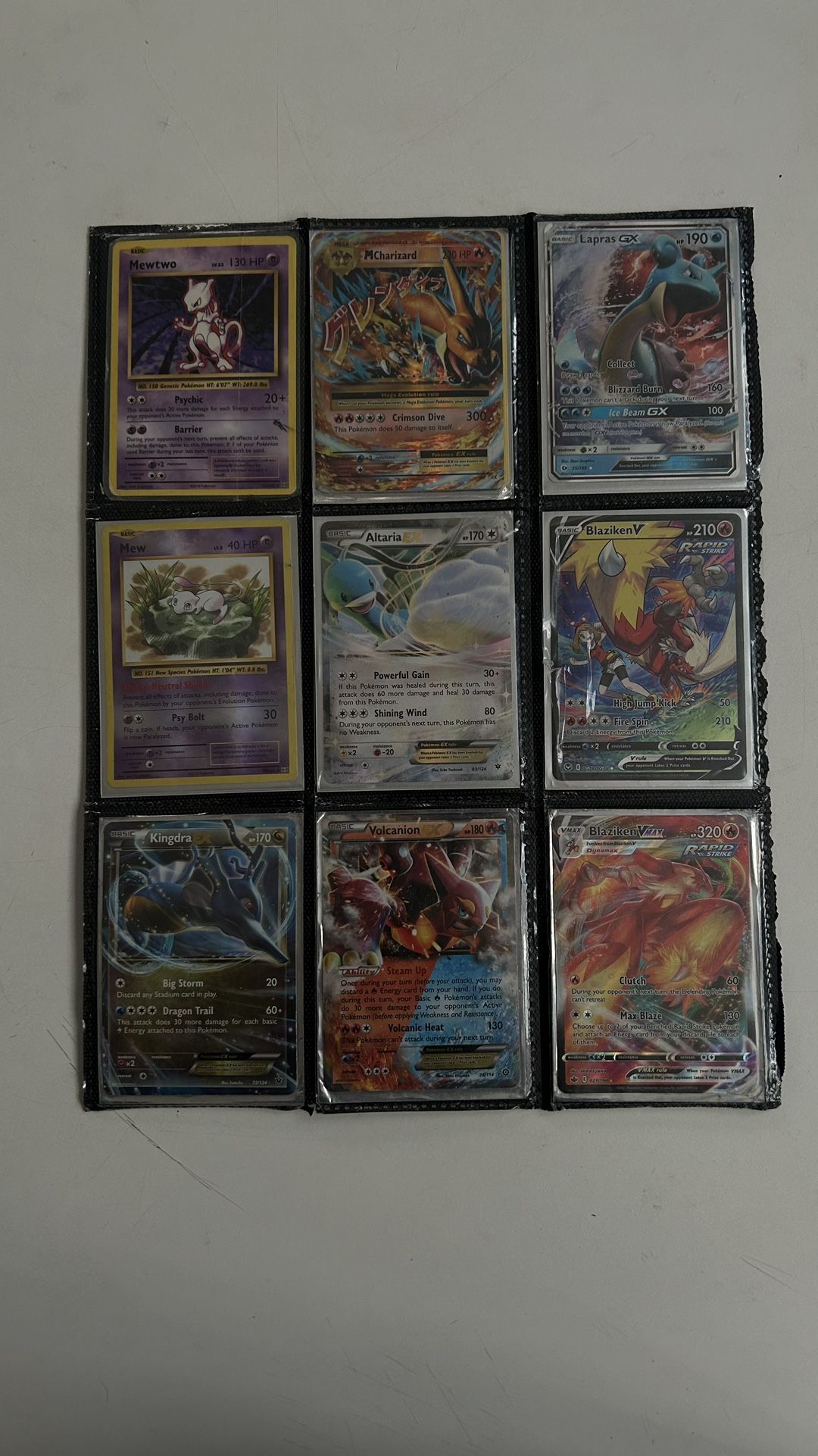 20 Pokémon Trading Cards With Sleeves + 3 Extra Cards