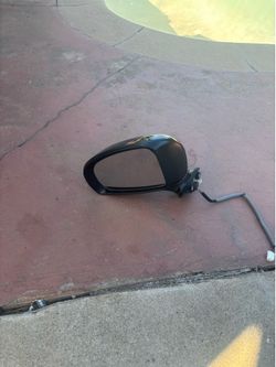 DRIVER SIDE MIRROR 2015 TOYOTA PRIUS 3ER GENERATION (DARK GRAY COLOR) OEM.