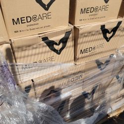 Nitrile MED♤CARE GLOVES SIZE L & M