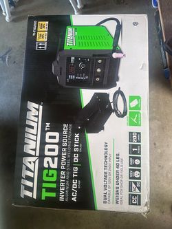 Titanium TIG 200 Inverter Welder
