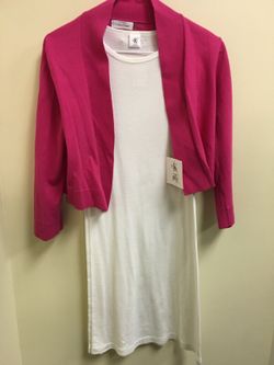 NWT Calvin Klein dress and cardigan