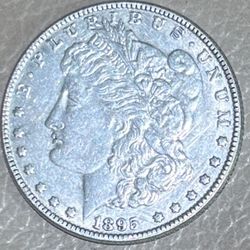 1895 S Morgan Silver Dollar