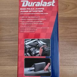 Duralast Lithium Battery Portable Jump Starter Power Bank
