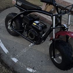 Coleman BT200x 196cc Gas Powered Mini Bike, Black/Red 