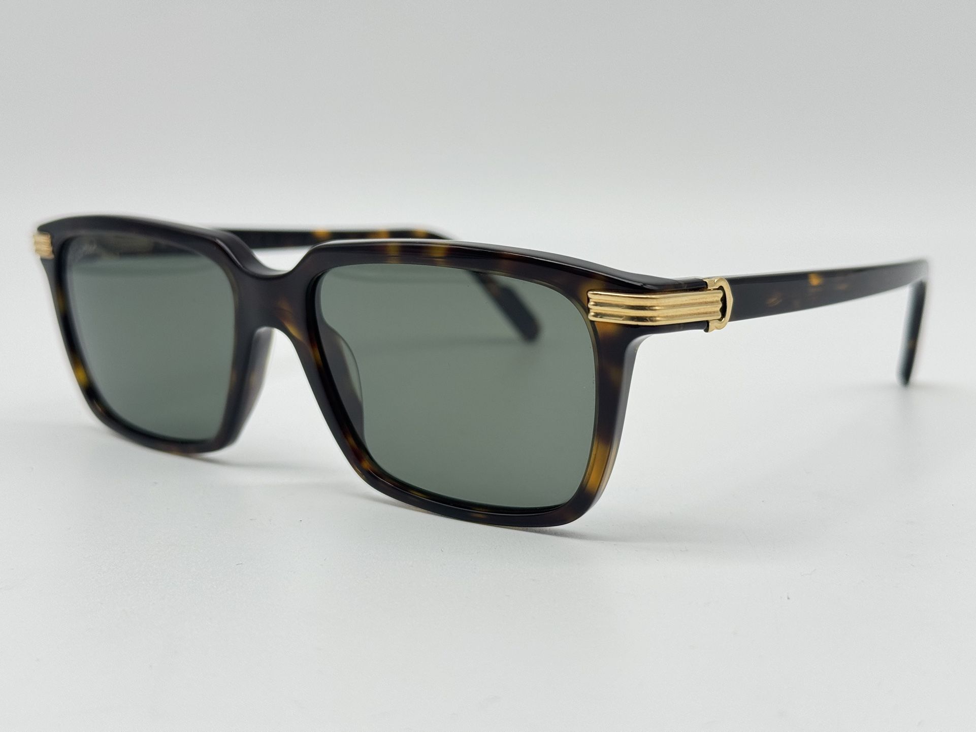 PREMIERE C DE CARTIER HAVANA GOLDEN SUNGLASSES CT0220S NEW 100% GENUINE ~$1150