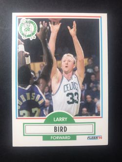 Vintage Larry Bird Card