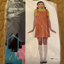 Halloween Costume Squid Games Young-Hee Doll