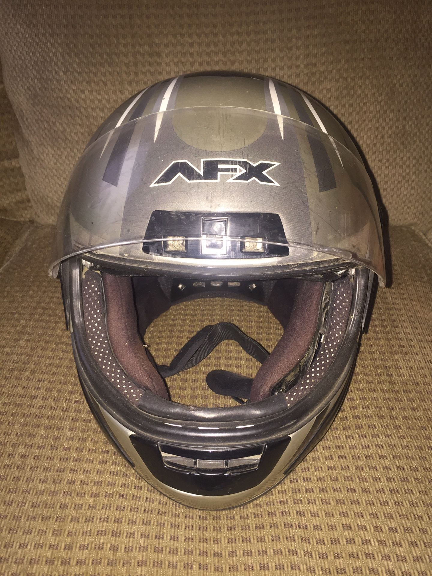 AFX Blaster M2000 Snell - Large Black & Gray Helmet