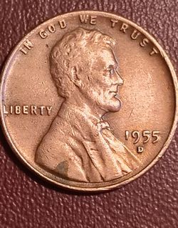 1955 D Lincoln Wheat Penny