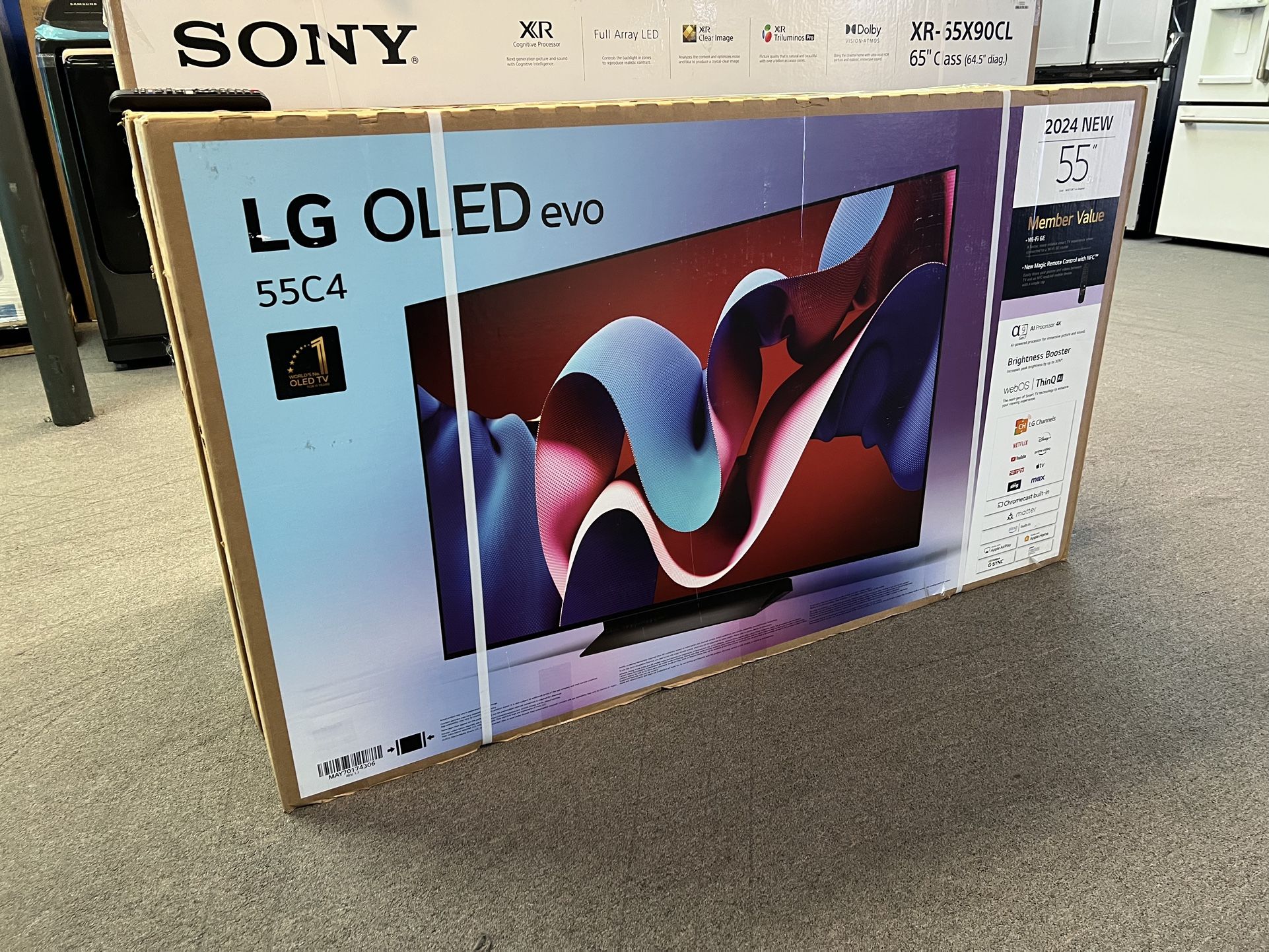 LG 55” 4K OLED C4 