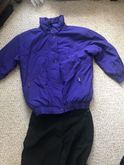 SKI CLOTHES JACKET & PANTS LIKE NEW!!
