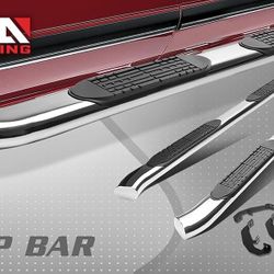 LA Zona Auto Parts 2009 To 2024 Dodge Ram Crew Road Running Boards Estribos Side Step escalon Cromado 