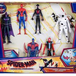 Marvel Spider-Man Across The SpiderVerse 6 Inch Ultimate Showdown Figure 6-Pack