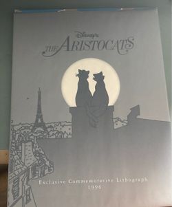 Vintage Aristocats Disney Lithograph
