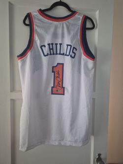 Chris Childs New York Knicks Autographed Custom Jersey