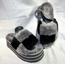 UGG DISCO CHECKER SLIDE