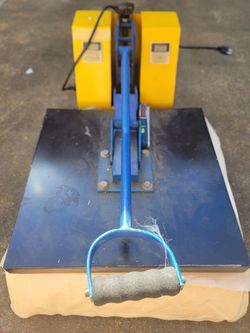 Plotter and heat press with multiple items