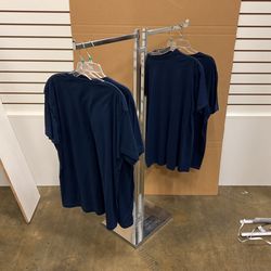 Clothing T Shirt Display Rack Adjustable Height Metal 
