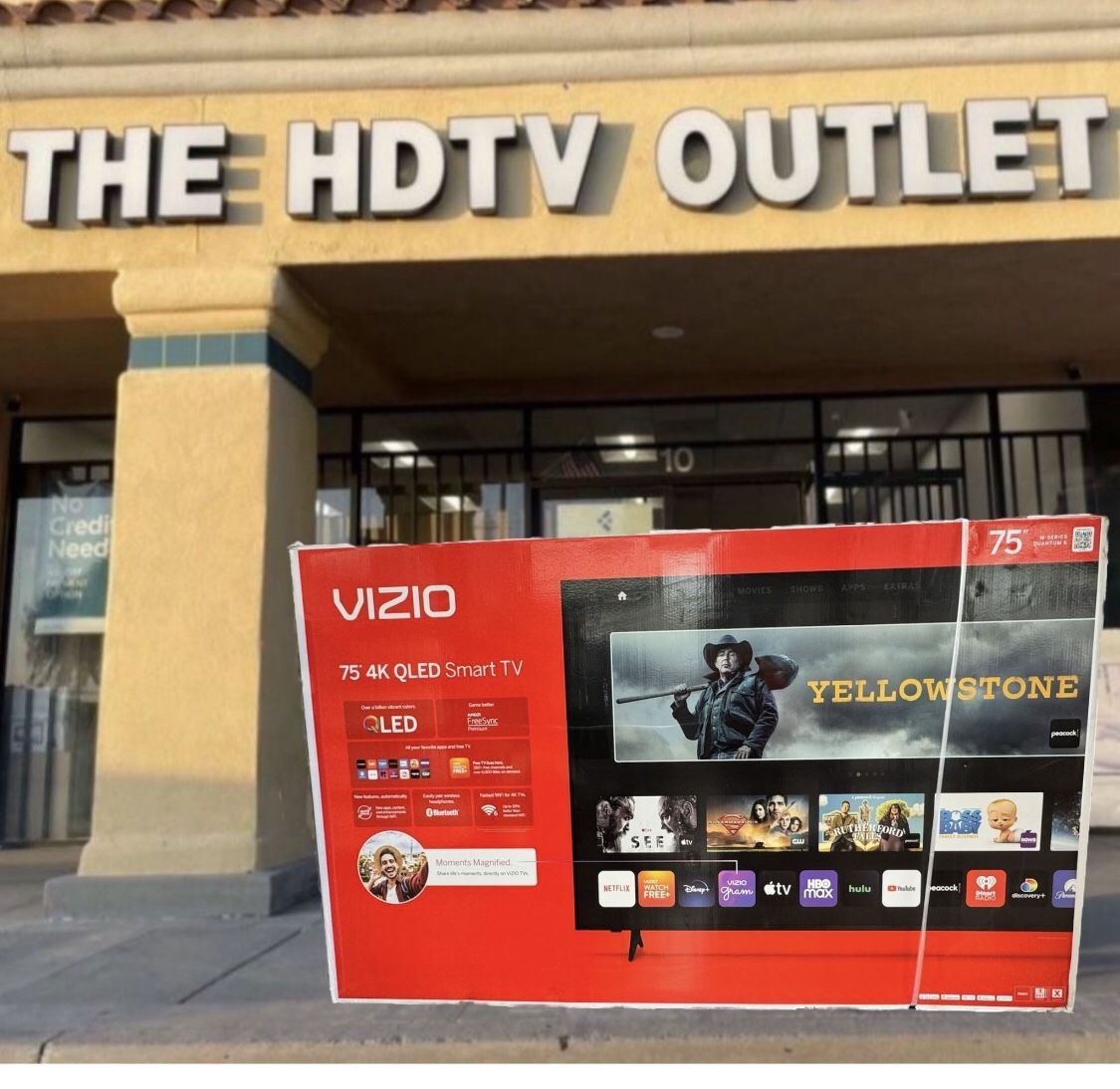 HD272 75” Vizio Qled smart 4k Uhd