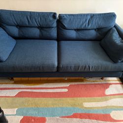 Article Anton 74” Loveseat – Twilight Blue | Retails $999