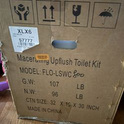 Macerating Upflush Toilet Kit