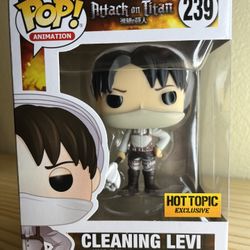 AOT Cleaning Levi Funko Pop! Exclusive