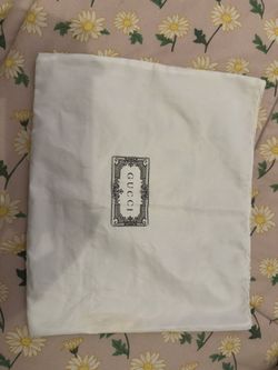Gucci dust bag.