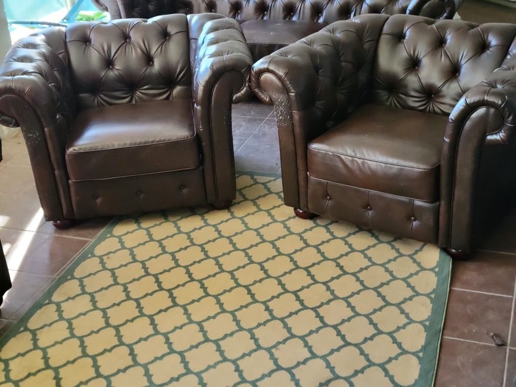 Chesterfield Arm chairs