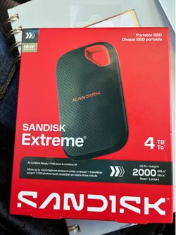 Brand new 4tb Sandisk ssd