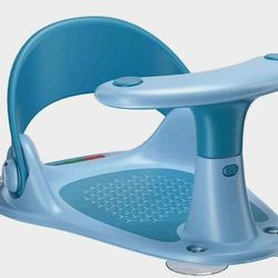 Baby Bath Seat, Baby Bathtub Seat with Thermometer Display/Anti-Slip Cushion/4 Suction Cups, Bath Seat for Babies 6 Months & up, Infant Bath Seats for