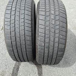 Pair Of 245/55/R19 Michelin Tires 