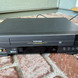 Toshiba W-528 VCR VHS Player | 4Head Hi-Fi Stereo w- AV Cable| Tested! Working Perfectly!