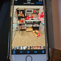 Toy Kitchen Woth Lots Of Stuff 