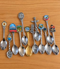 Vintage Alaska & Canada Souvenir Spoons – Collection The Price Is For All