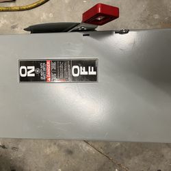 Ge Heavy Duty Switch  60 Amp 600 Ac Max. Hp 60 