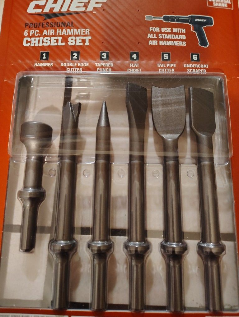 Air Hammer Chisel Set