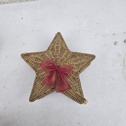 Wicker Star Basket Storage.