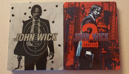 John Wick 1 and 2 Blu-ray Steelbook