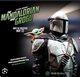 Brand new THE STAR WARS MANDALORIAN AND GROGU “CLAN OF TWO BUST” popcorn bucket