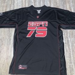Black NFL NBA MLB vintage starter black ESPN football jersey (Size- Large) BRAND NEW AUTHENTIC- $40