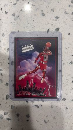 Michael Jordan #23 Art Card in Case 7/8