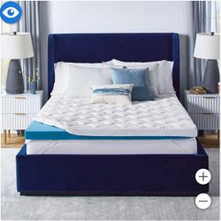 Novaform ComfortGrande Plus Advanced Gel Memory Foam Mattress Topper
