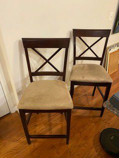Set of 2 bar/counter stools