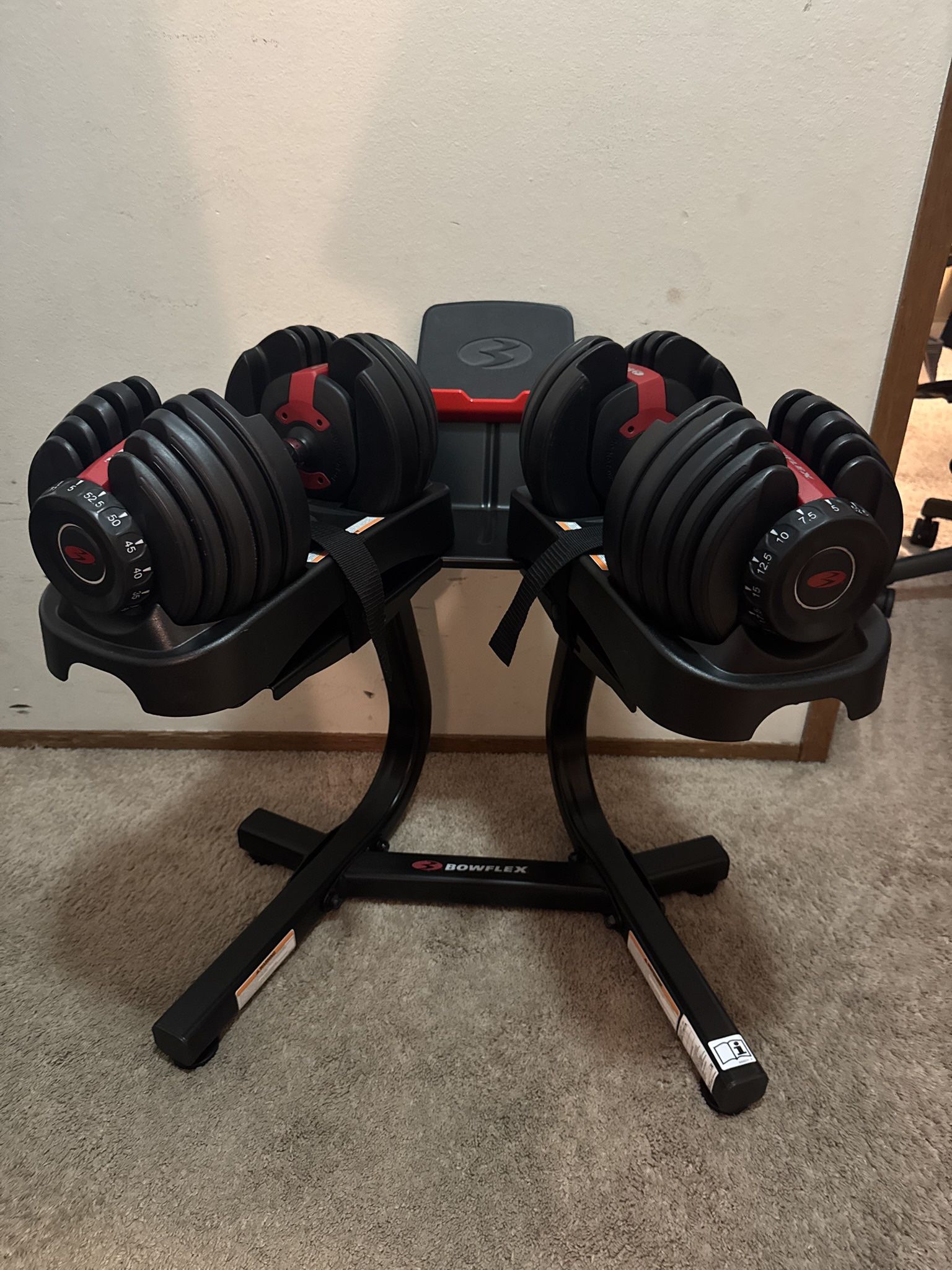 Bowflex 552 Adjustable Dumbbells + Bowflex Stand