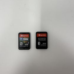 Nintendo Switch Game Lot Rocket League + Octopath Traveler Cartridge Only NoCase