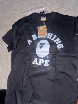 Bape shirt brand new throwing deals size XL L &M