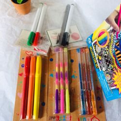 Gel Pen & Markers & Decorative Markers bundle